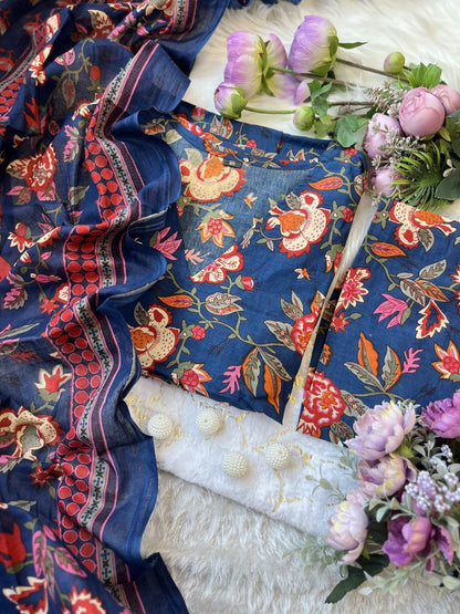 Upgrade Your Wardrobe – New Color Voluminous Anarkali Suit Set in Pure Cotton, Perfect for Every Occasion!