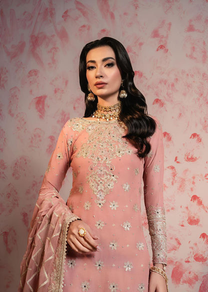 Heavy Georgette Embroidered Sharara Suit Set with Dupatta | Fully Stitched