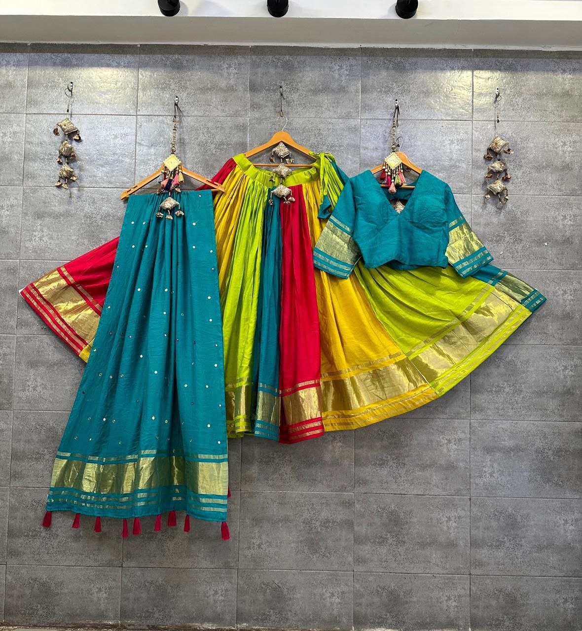 Modal Gaji Silk Chaniya Choli Perfect For Your Festive, Garba, or Wedding Look