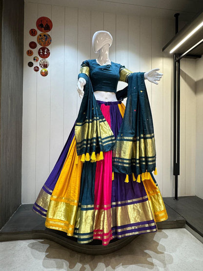 Modal Gaji Silk Chaniya Choli Perfect For Your Festive, Garba, or Wedding Look