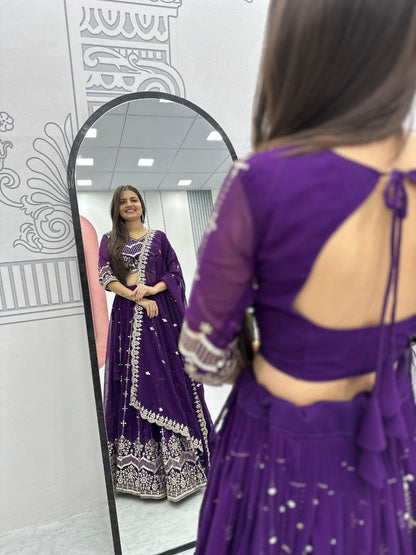 Premium Embroidered Lehenga Choli Set | Heavy Fox Georgette