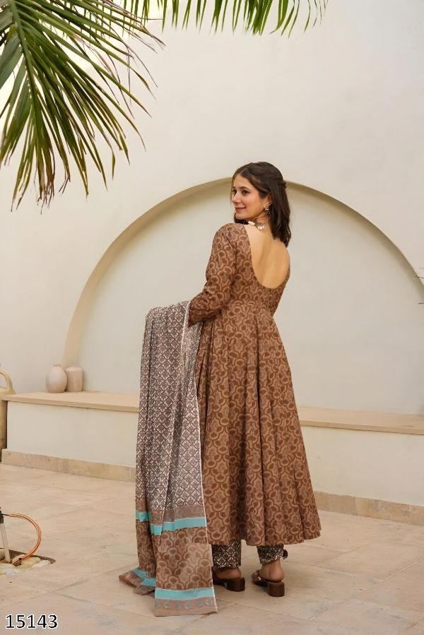 Premium Readymade Anarkali Suit Set
