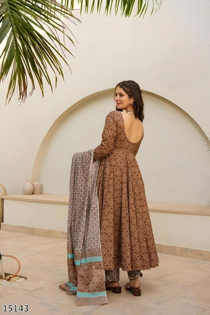 Premium Readymade Anarkali Suit Set