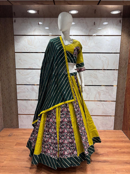 Premium Sayona Vichitra Laheriya Chaniya Choli Set