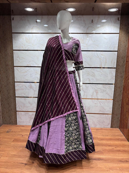 Premium Sayona Vichitra Laheriya Chaniya Choli Set