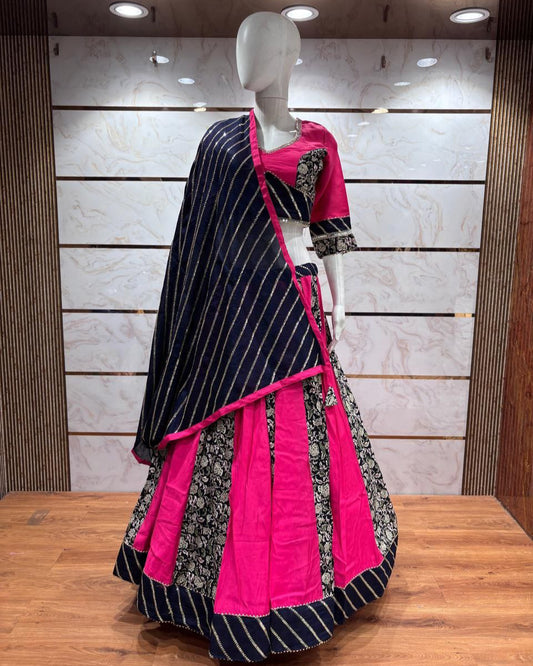 Premium Sayona Vichitra Laheriya Chaniya Choli Set
