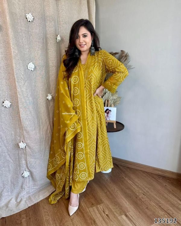 Summer Special Cotton Kurti Pant Dupatta Set