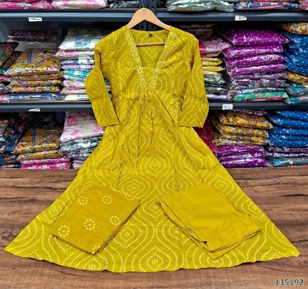 Summer Special Cotton Kurti Pant Dupatta Set