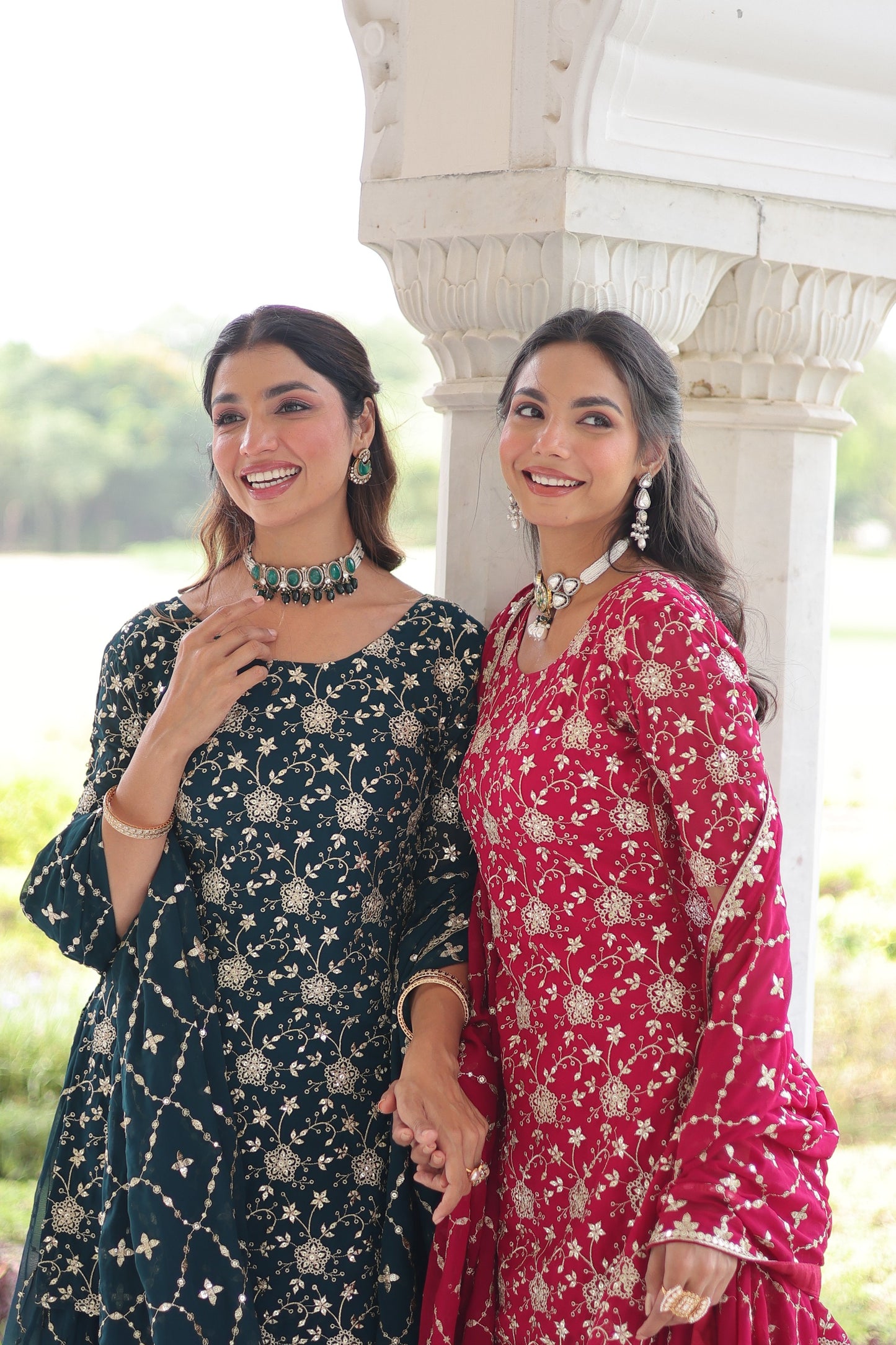 3-Piece Premium Set Trendy Sharara Palazzo Style For a Royal and Graceful Look