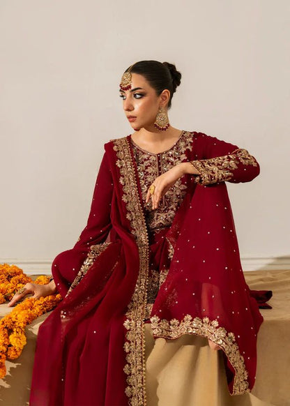 Premium Viscose Velvet Embroidered Suit Set – Top, Plazo & Dupatta