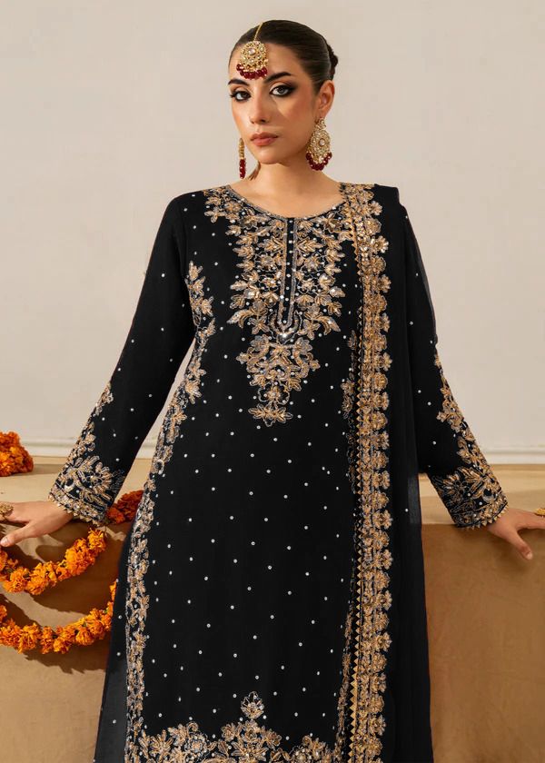 Premium Viscose Velvet Embroidered Suit Set – Top, Plazo & Dupatta