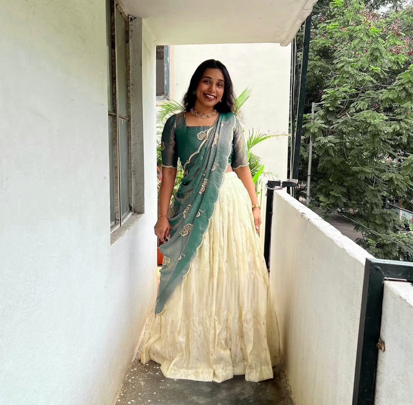 Pure Chinon Silk Embroidered Lehenga Choli Set with Heavy Sequins & Thread Work | Fully Stitched Festive & Wedding Wear with Designer Dupatta