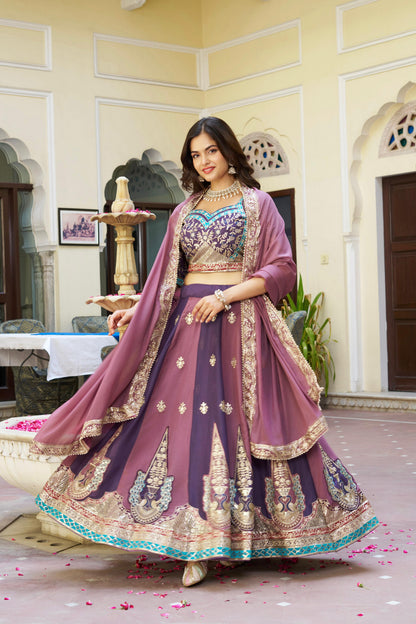 Shree Ram Creation Premium Star Georgette Wedding Lehenga Choli