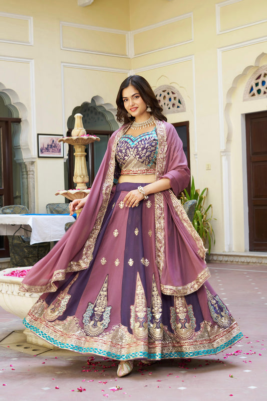 Shree Ram Creation Premium Star Georgette Wedding Lehenga Choli