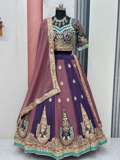 Shree Ram Creation Premium Star Georgette Wedding Lehenga Choli