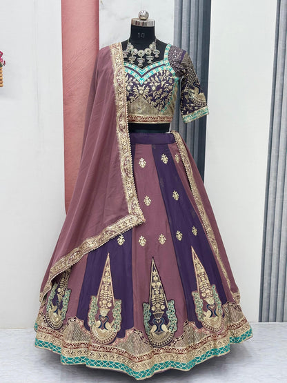 Shree Ram Creation Premium Star Georgette Wedding Lehenga Choli