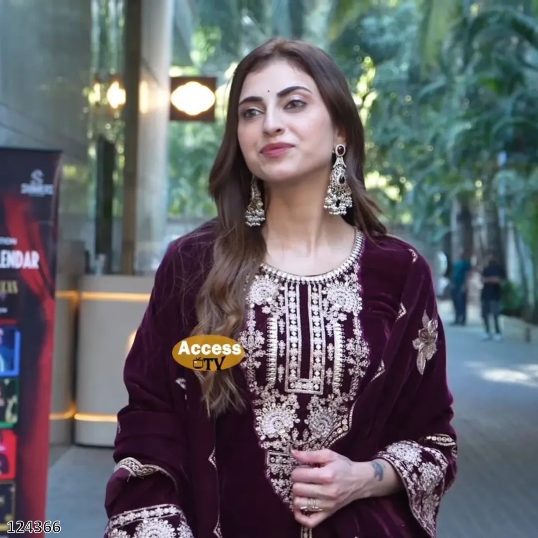 Winter Velvet 3-Piece Palazzo Suit with Sequin Embroidery | Party & Festive Wear