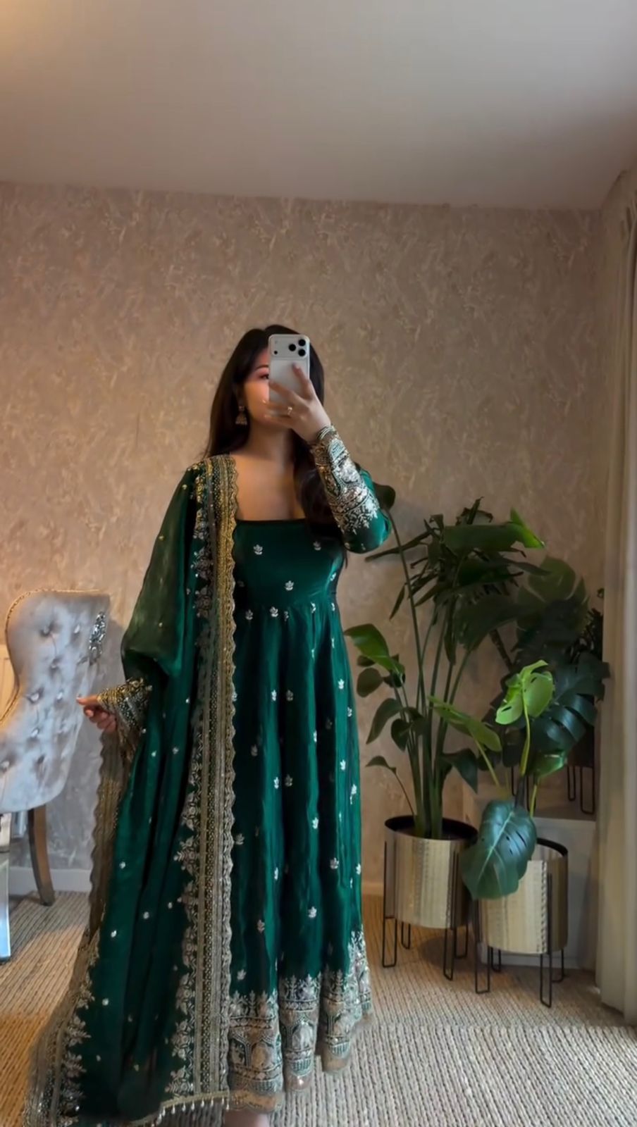 Rajwadi Pashmina Silk Weaving Saree with Kashmiri Pallu