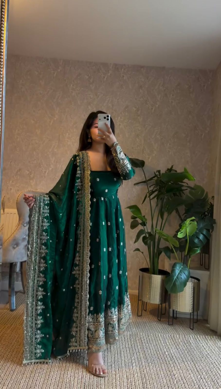 Rajwadi Pashmina Silk Weaving Saree with Kashmiri Pallu