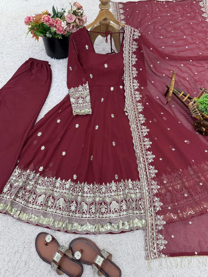 Rajwadi Pashmina Silk Weaving Saree with Kashmiri Pallu