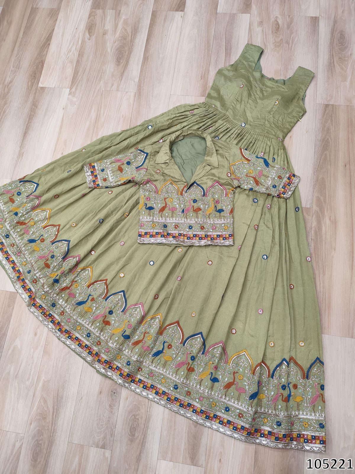 Premium Readymade Gown with Koti Set – Elegant Party Wear 2025