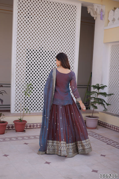 PREMIUM DESIGNER READYMADE LEHENGA CHOLI WITH DUPATTA