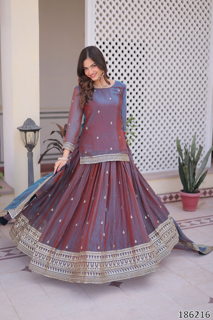 PREMIUM DESIGNER READYMADE LEHENGA CHOLI WITH DUPATTA