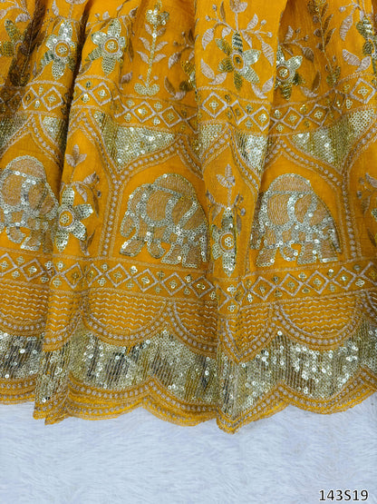 Haldi Special PREMIUM DESIGNER ANARKALI SUIT WITH PANT & DUPATTA