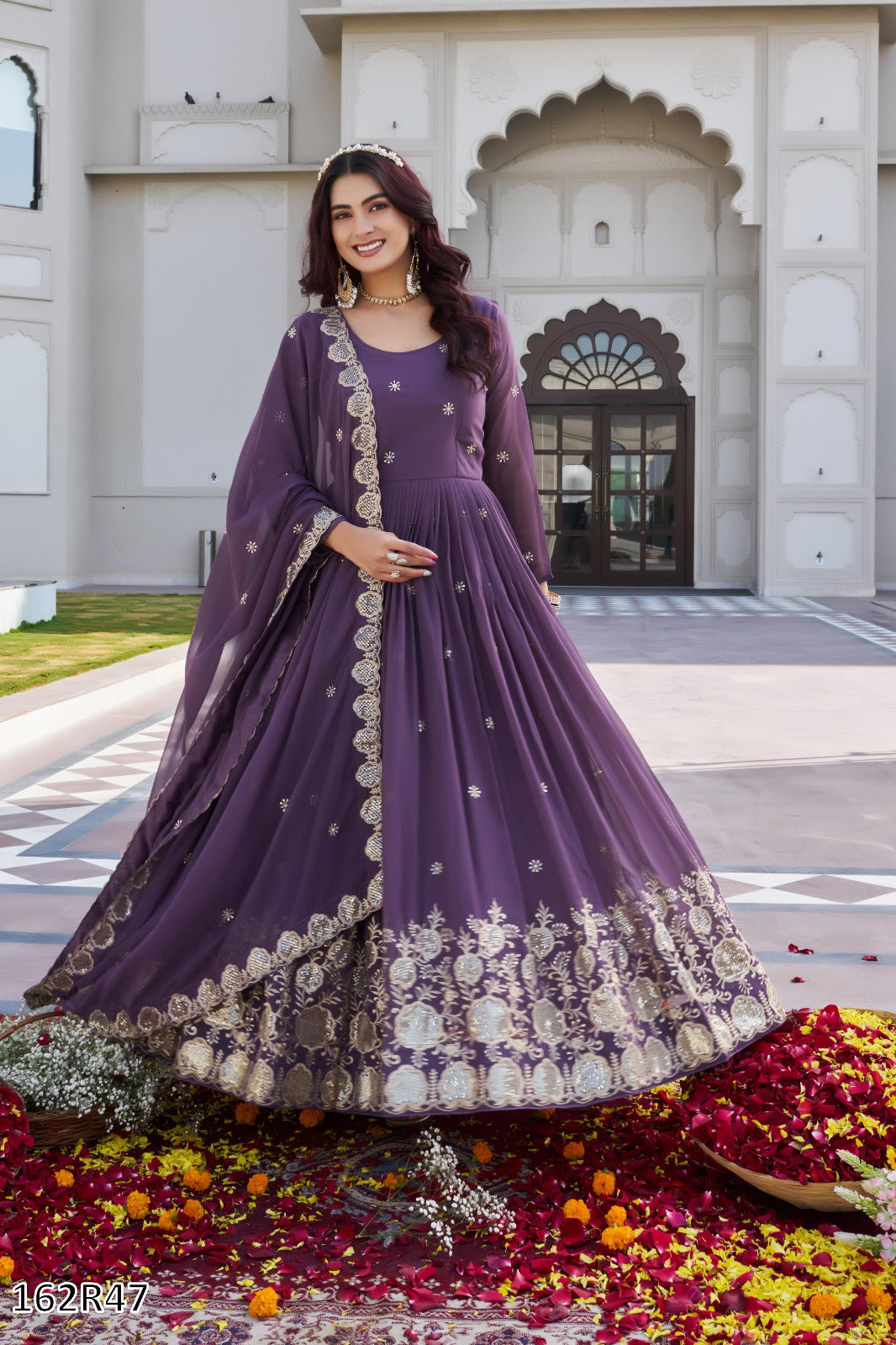 FESTIVAL SPECIAL DESIGNER LONG GOWN WITH DUPATTA
