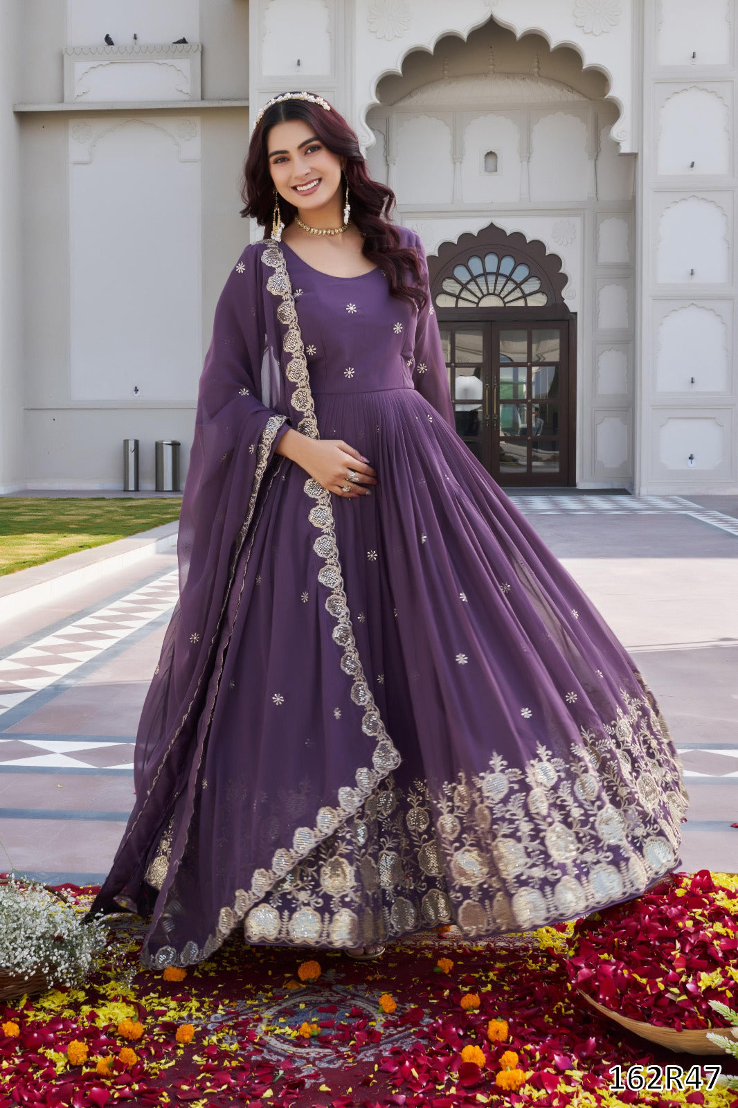 FESTIVAL SPECIAL DESIGNER LONG GOWN WITH DUPATTA