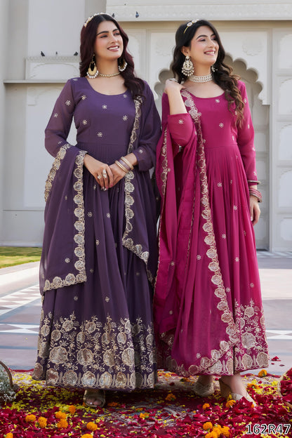 FESTIVAL SPECIAL DESIGNER LONG GOWN WITH DUPATTA