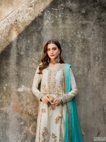 PREMIUM DESIGNER READYMADE TOP–PLAZZO–DUPATTA SET