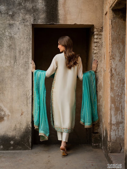 PREMIUM DESIGNER READYMADE TOP–PLAZZO–DUPATTA SET
