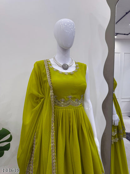 Designer Top–Plazzo–Dupatta Set