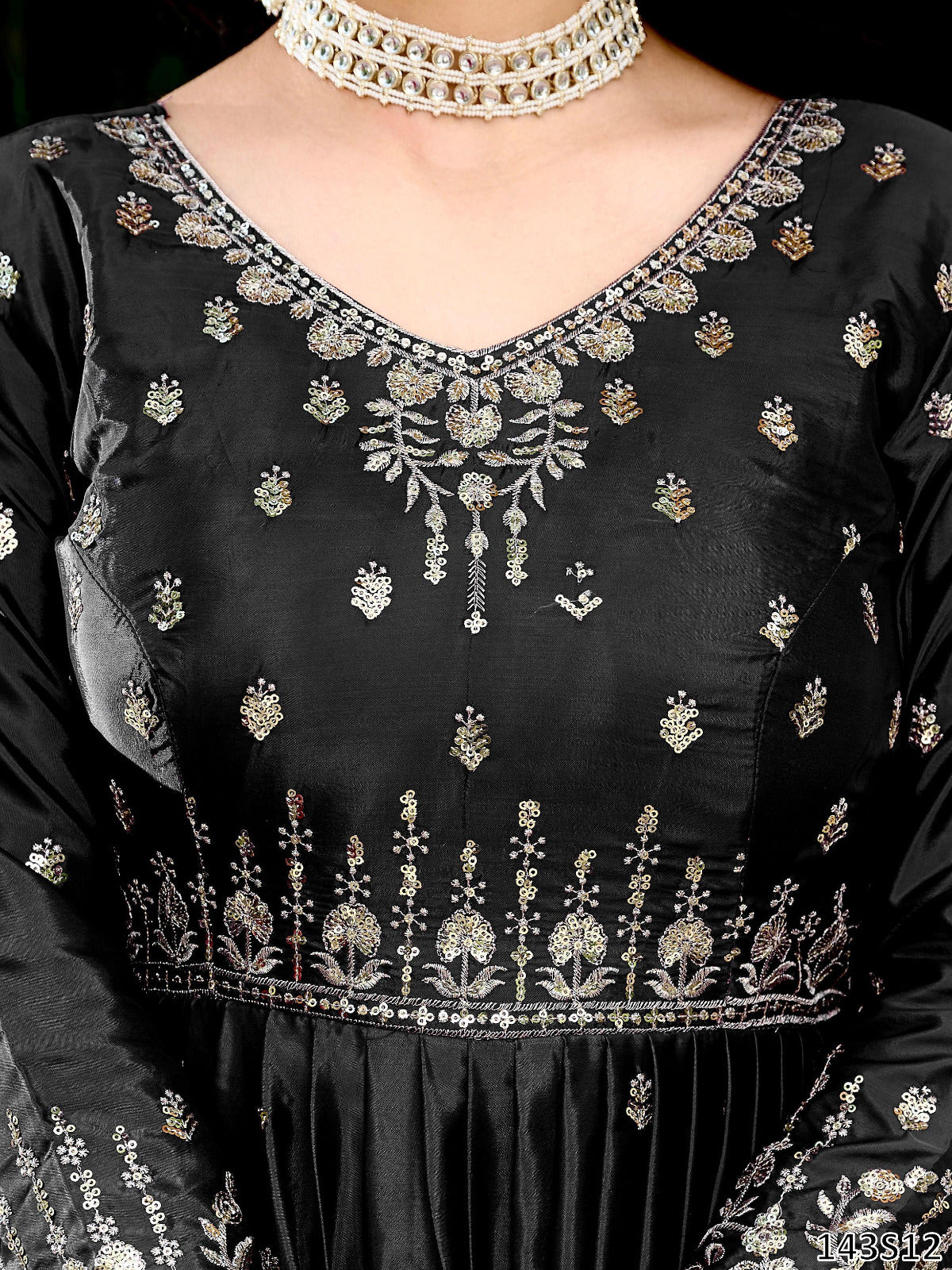 American Silk Fabric Designer Gown Pant Dupatta Set