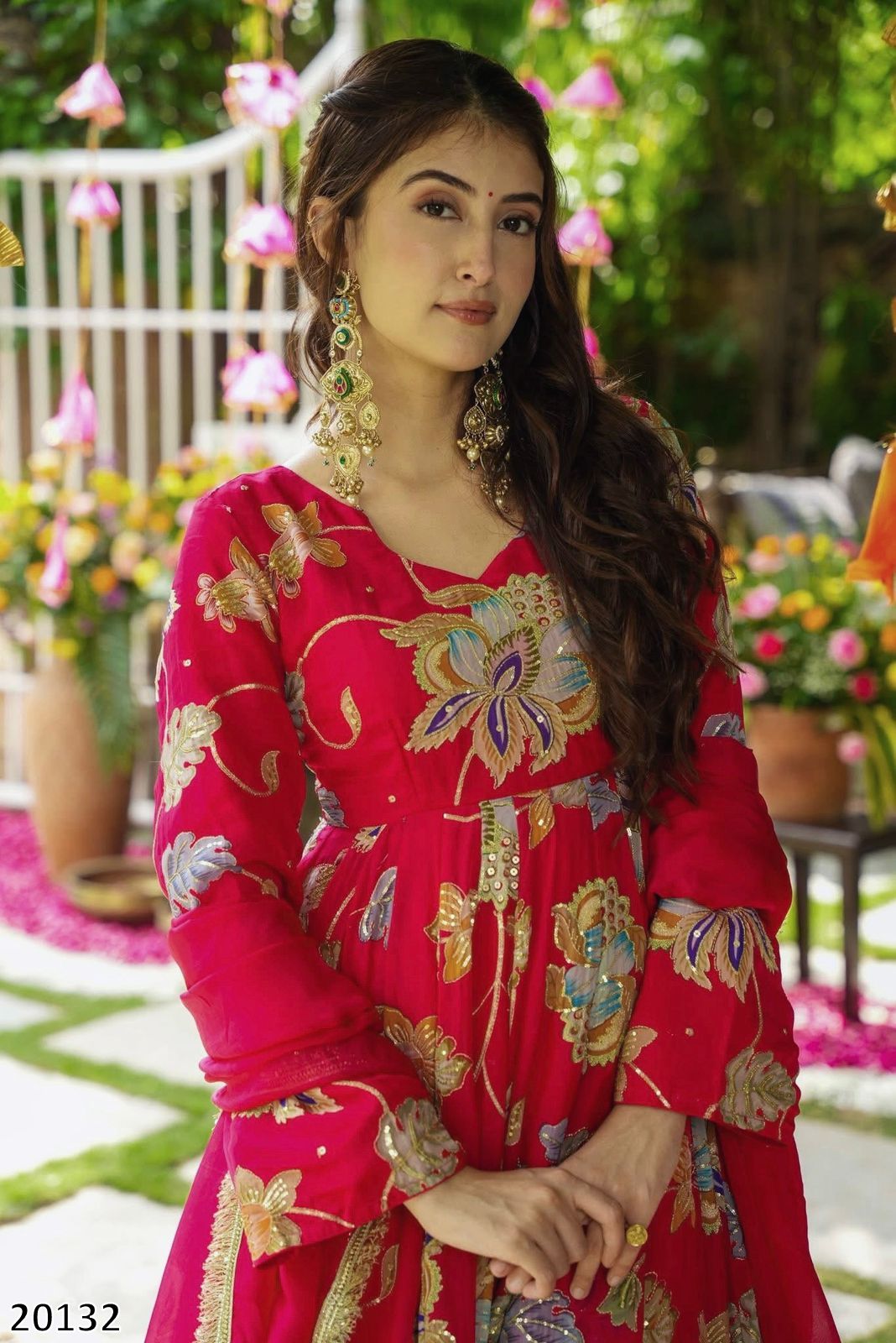 PREMIUM DESIGNER GOWN, SHARARA & DUPATTA SET