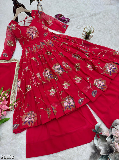 PREMIUM DESIGNER GOWN, SHARARA & DUPATTA SET