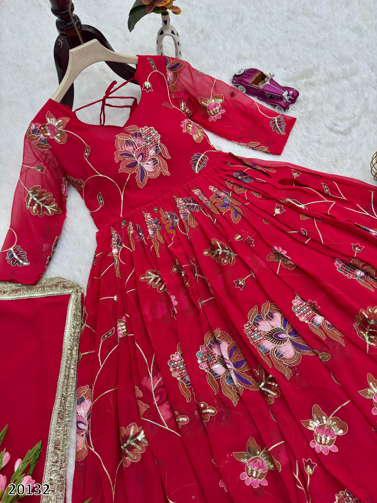 PREMIUM DESIGNER GOWN, SHARARA & DUPATTA SET