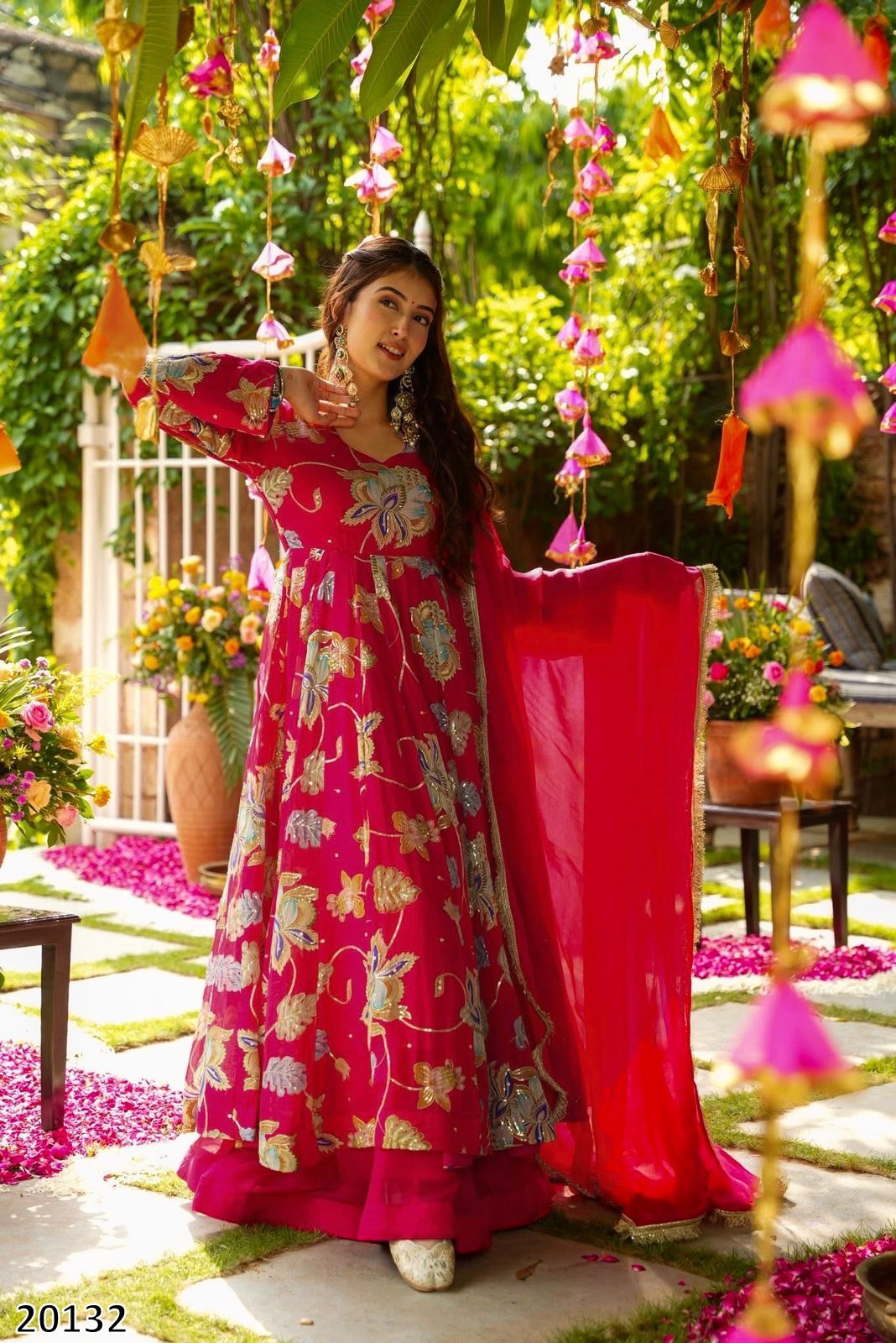 PREMIUM DESIGNER GOWN, SHARARA & DUPATTA SET