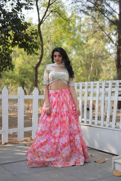 Designer Georgette Lehenga Choli | LEHENGA CHOLI COLLECTIONS-2025