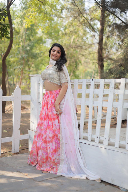Designer Georgette Lehenga Choli | LEHENGA CHOLI COLLECTIONS-2025