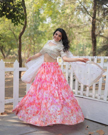 Designer Georgette Lehenga Choli | LEHENGA CHOLI COLLECTIONS-2025