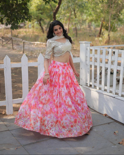 Designer Georgette Lehenga Choli | LEHENGA CHOLI COLLECTIONS-2025