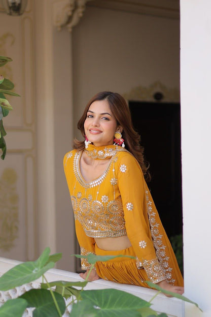 Wedding Lehenga Choli with Heavy Embroidery & Sequence Work | Party Wear Lehenga Choli 2025