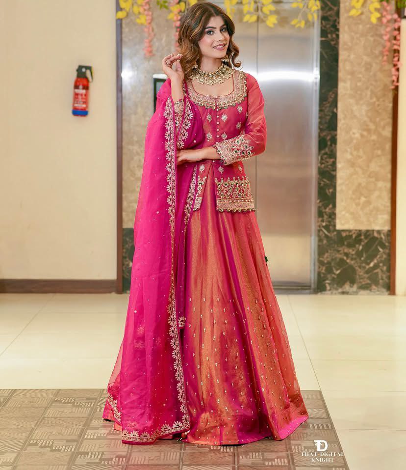 Elegant Designer Party Wear Top Lehenga & Dupatta Set for Special Occasions