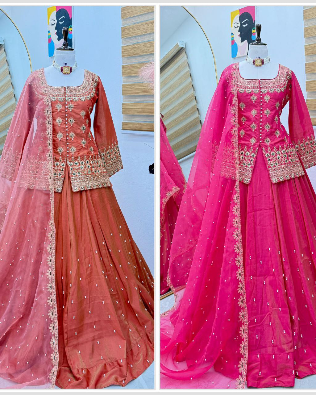 Elegant Designer Party Wear Top Lehenga & Dupatta Set for Special Occasions