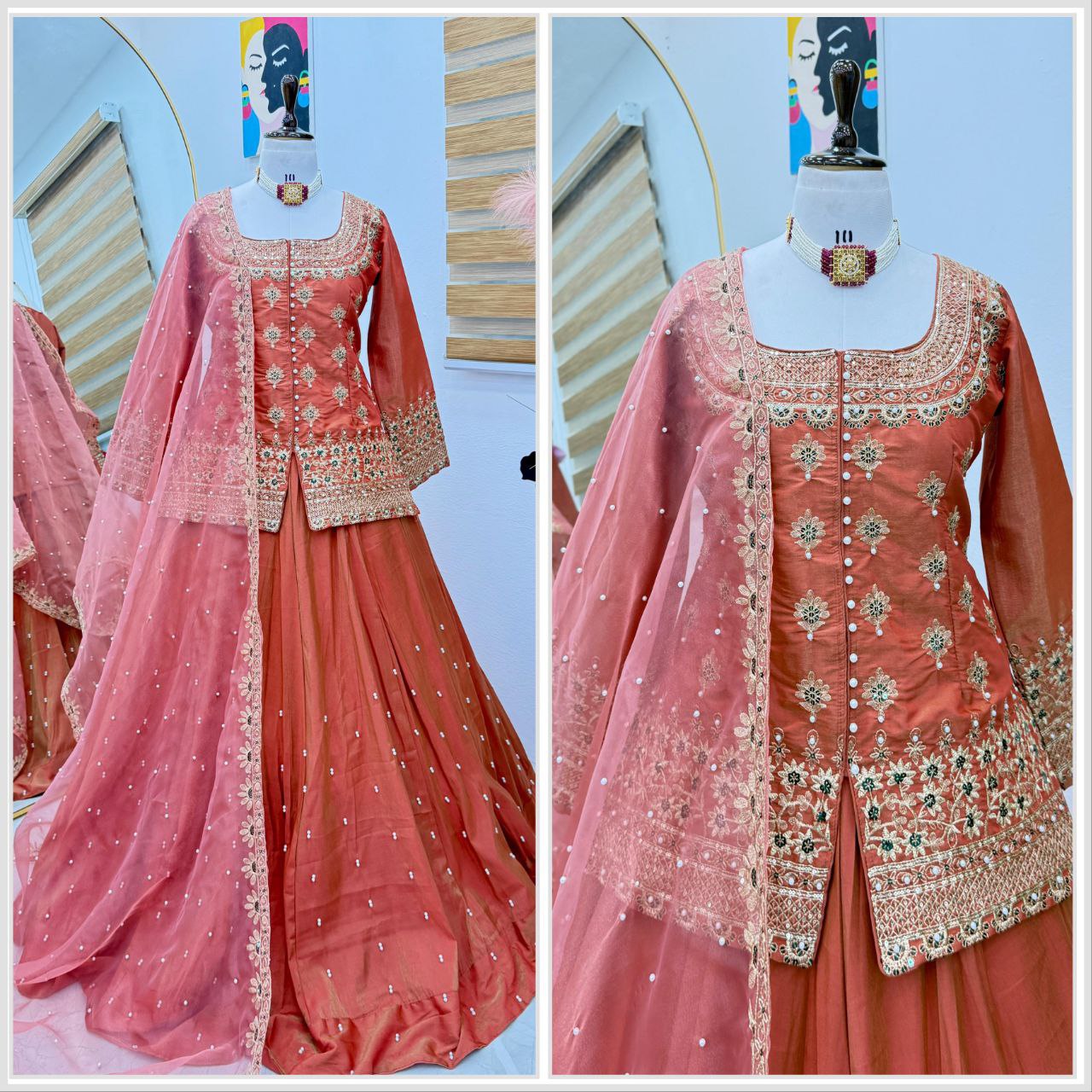 Elegant Designer Party Wear Top Lehenga & Dupatta Set for Special Occasions