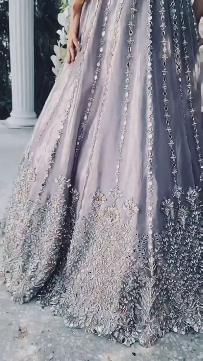 NEW DESIGNER BOLLYWOOD HEAVY GEORGETTE LEHENGAS WITH DUPATTA
